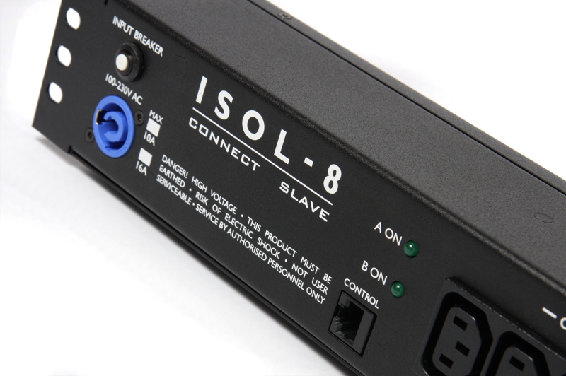 Сетевые фильтры Isol-8 Connect Slave IEC 2x4 black