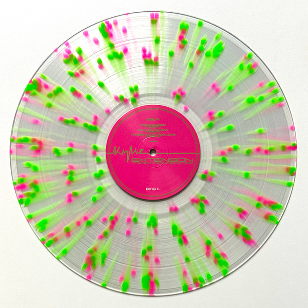 Электроника BMG Kylie Minogue - Extension (The Extended Mixes, Translucent & Pink/Green Splatter Vinyl 2LP) - фото 2