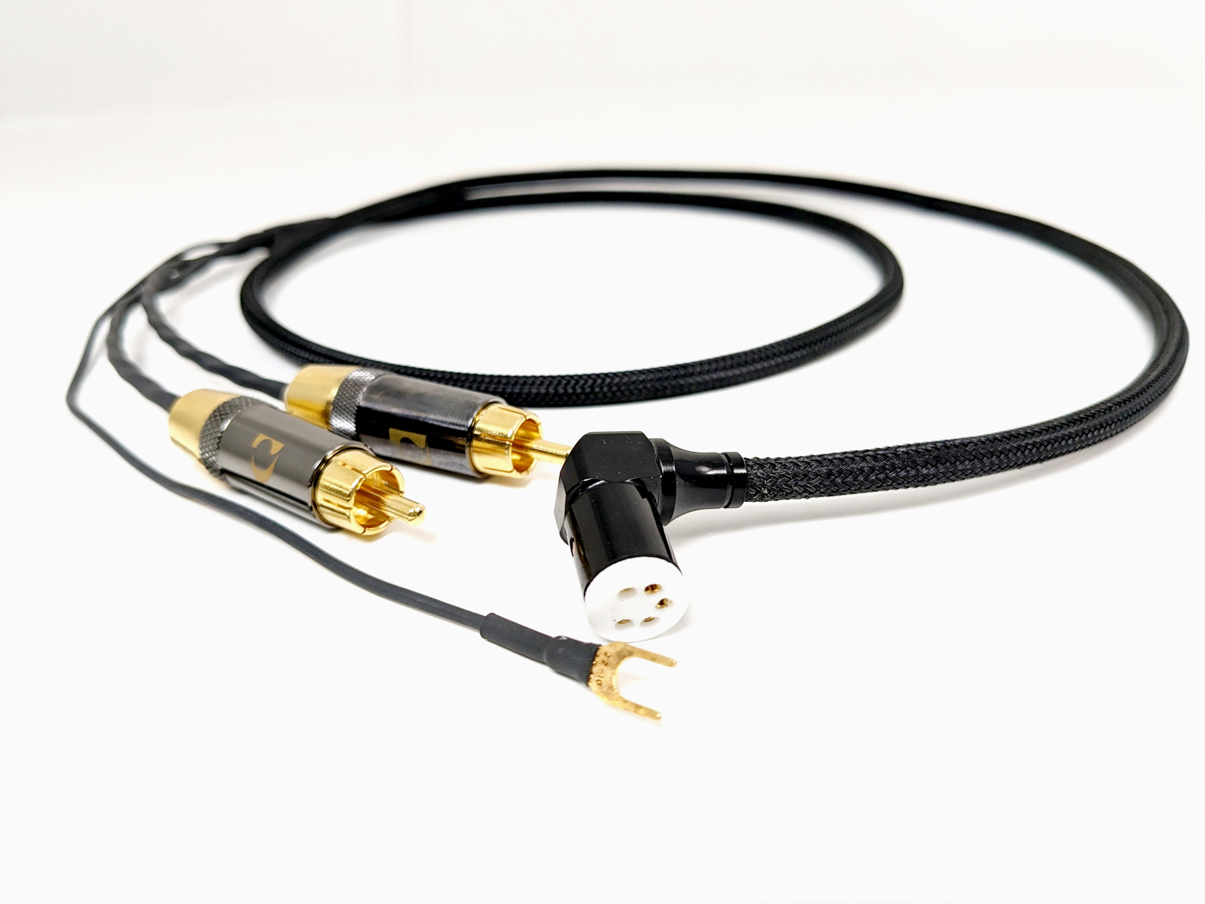 Кабели акустические с разъёмами Purist Audio Design Jade Phono Cable DIN-RCA Diamond Revision (straight) 1.2m