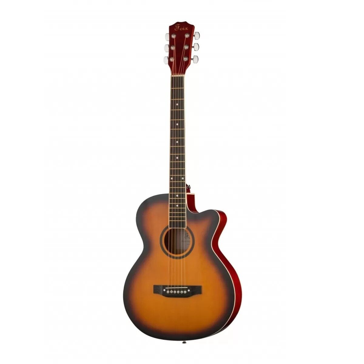 Акустические гитары Foix FFG-2039CAP-SB (аксессуары в комплекте) классические гитары foix fcg 2036cap wh 3 4 аксессуары в комплекте