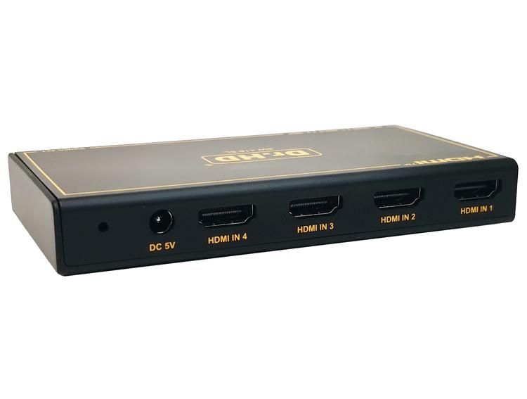 HDMI коммутаторы, разветвители, повторители Dr.HD SW 418 SL HDMI 2.1 4x1 4k 60hz hdmi compatible 2 0 audio splitter 5 1 arc hdmi compatible audio extractor hdcp 2 2 hdr10 audio converter