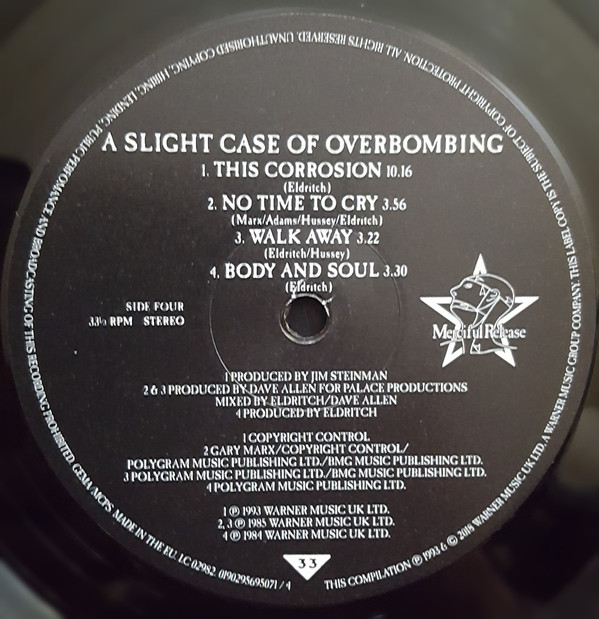 Электроника WM The Sisters Of Mercy Greatest Hits Volume One: A Slight Case Of Overbombing (180 Gram/Gatefold) - фото 2