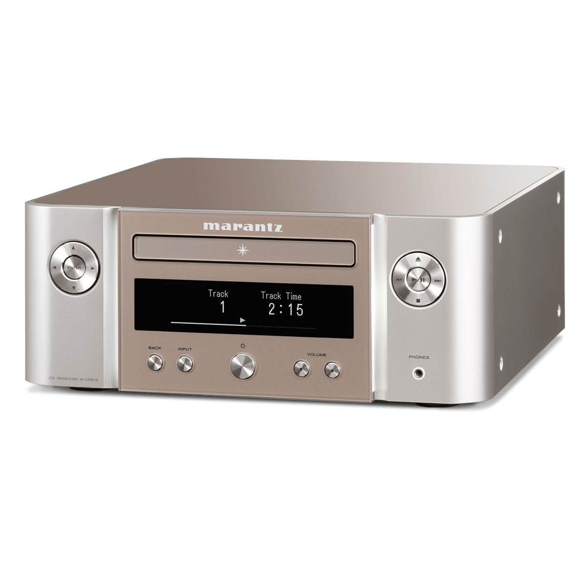 CD ресиверы Marantz M-CR612 gold bluetooth ресиверы pro ject remote box s silver