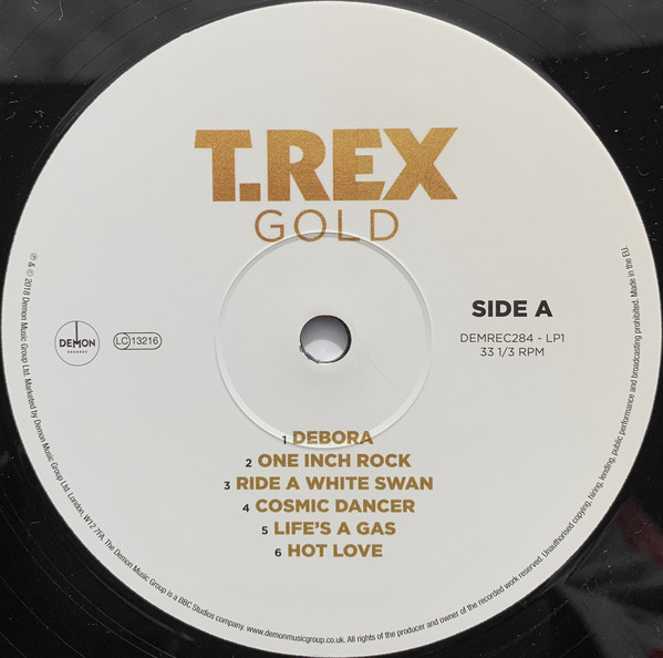 Рок Demon Records T.rex - Gold - фото 3