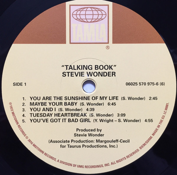 Другие UME (USM) Wonder, Stevie, Talking Book - фото 2