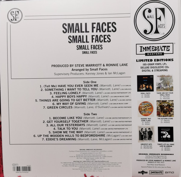 Рок IAO Small Faces - Small Faces (Coloured Vinyl LP) - фото 2