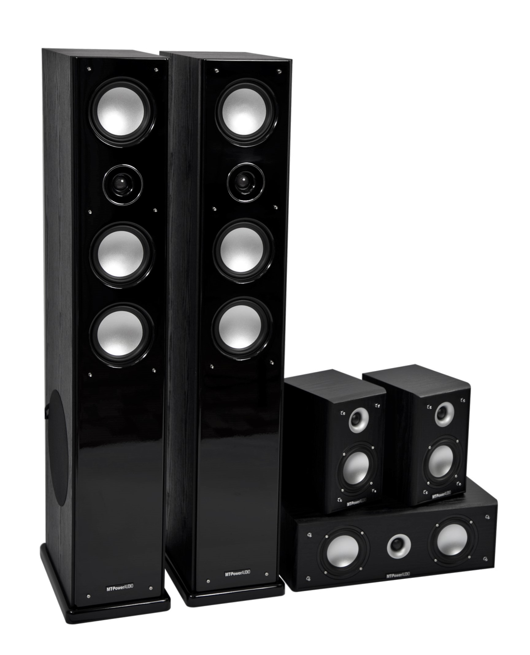 Комплекты акустики 5.0 MT-Power Elegance-2 black set 5.0 комплекты акустики 5 0 bowers