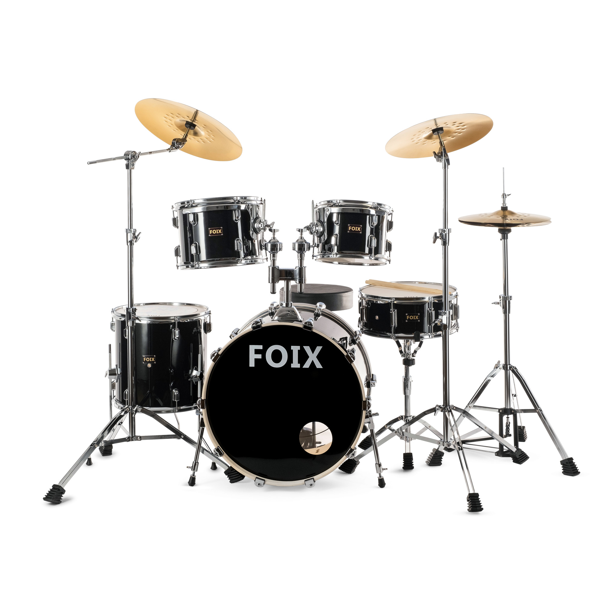 Акустические ударные установки Foix DF-2131 10 дюймовый барабан практика pad с барабанные палочки сумка для обучения