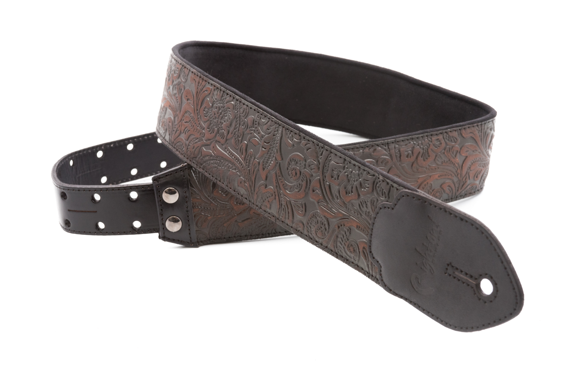 Гитарные ремни RightOn Straps Leathercraft Blackguard Black