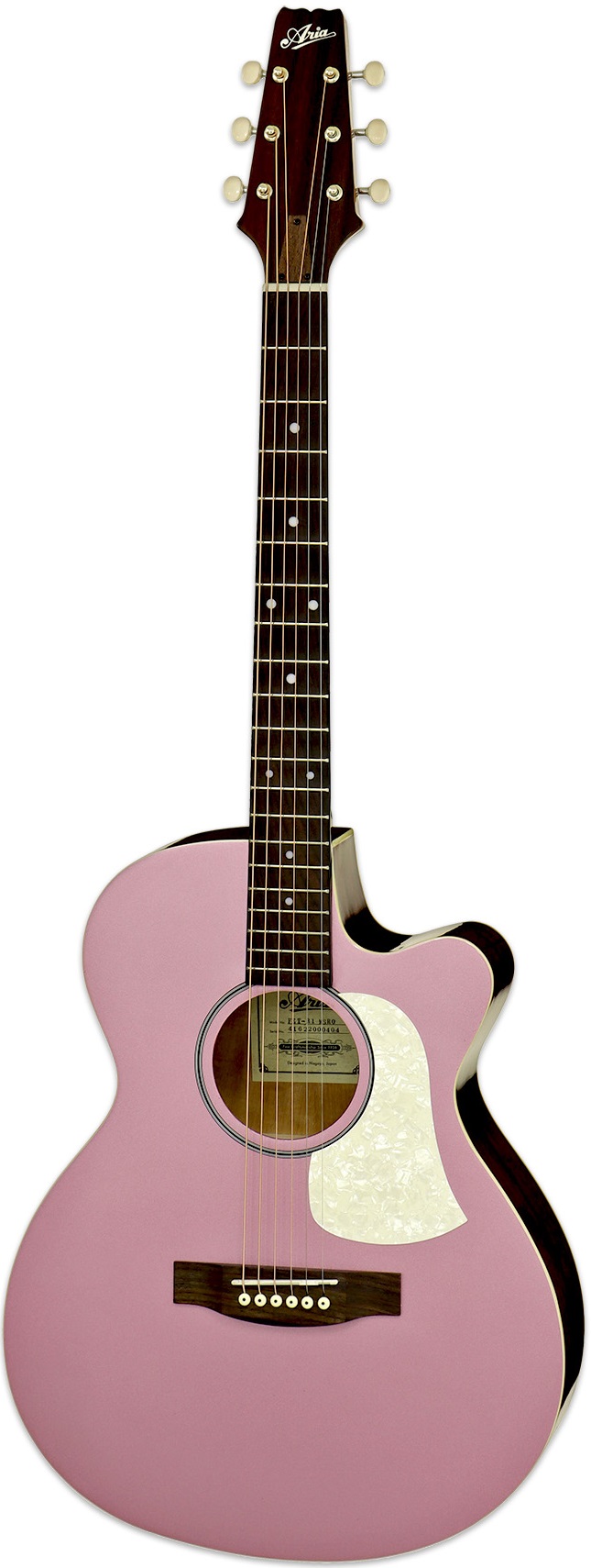 Электроакустические гитары Aria FET-R1 MSRO электрическая гитара разделяет металлическую перемычку через пластину втулки втулки кузова для замены гитары