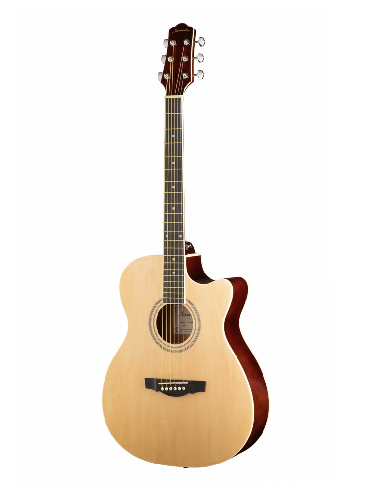 Акустические гитары Naranda TG120CNA mzb t diy электрогитара незавершенный корпус гитарный баррель пустой липа корпус гитары