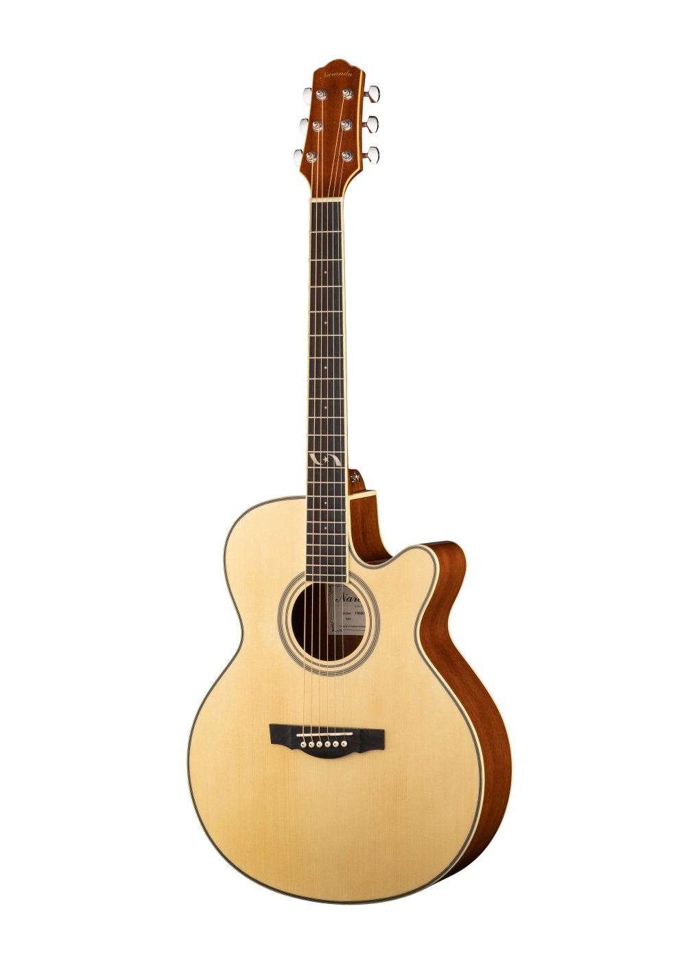 Акустические гитары Naranda F303CNA гитара акустическая дерево 97см с вырезом