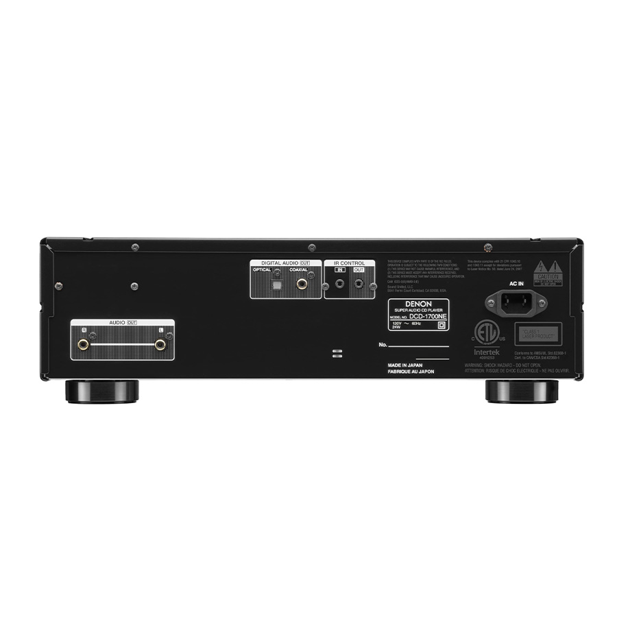 CD проигрыватели Denon DCD-1700NE black, цвет черный - фото 2