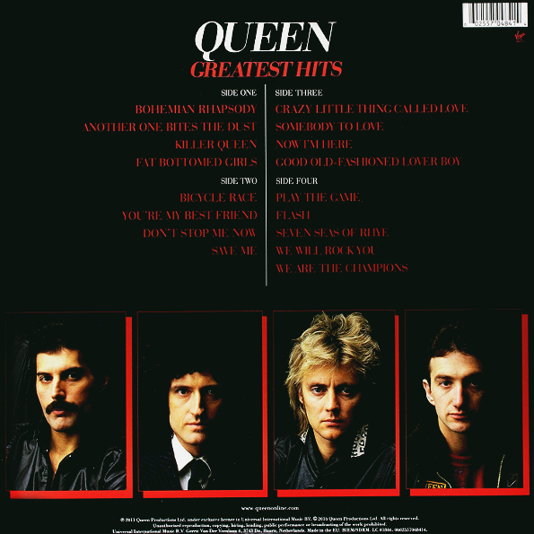 Рок USM/Universal (UMGI) Queen - Greatest Hits (180 Gram Black Vinyl 2LP) - фото 2