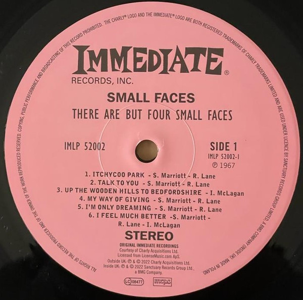 Рок IAO Small Faces - There Are But Four Small Faces (Black Vinyl LP) - фото 2