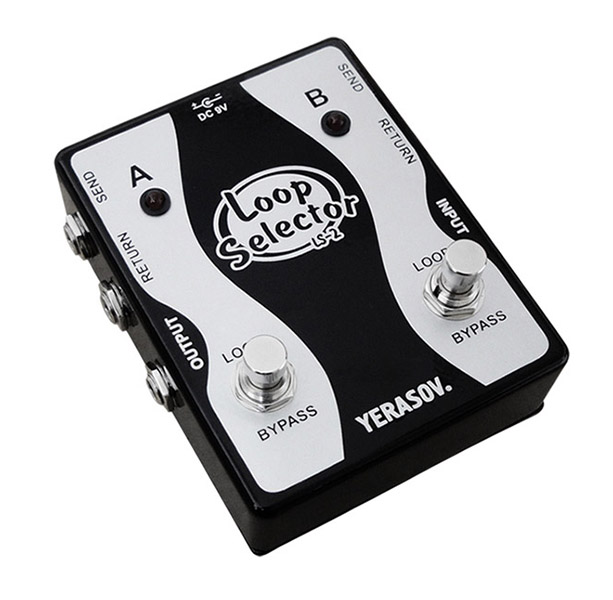 Процессоры эффектов и педали для гитары YERASOV LS-2 Loop Selector rowin compressor guitar pedal педаль эффектов true bypass