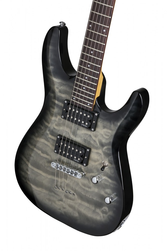 Электрогитары Schecter C-6 PLUS CB, цвет серый, размер Jumbo - фото 3