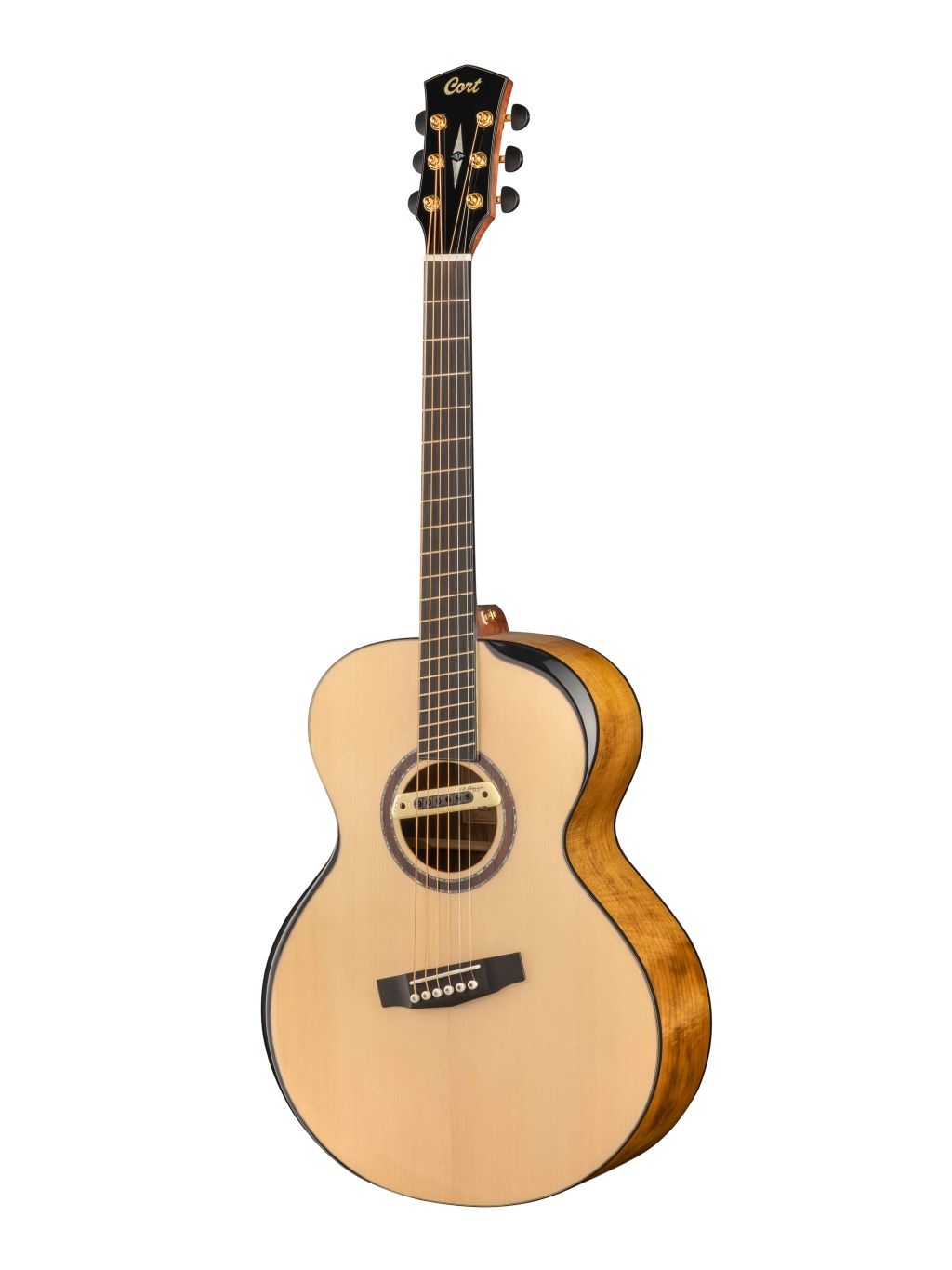 Электроакустические гитары Cort Cut-Craft-Limited-WCASE-N (кейс в комплекте) каподастр для акустической гитары alice a007d sl a