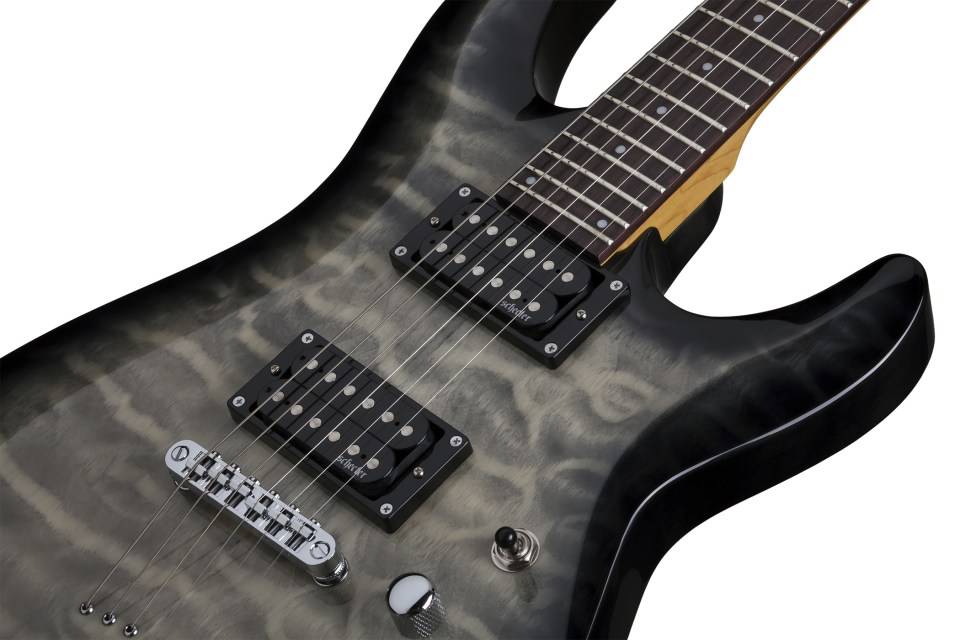 Электрогитары Schecter C-6 PLUS CB, цвет серый, размер Jumbo - фото 4