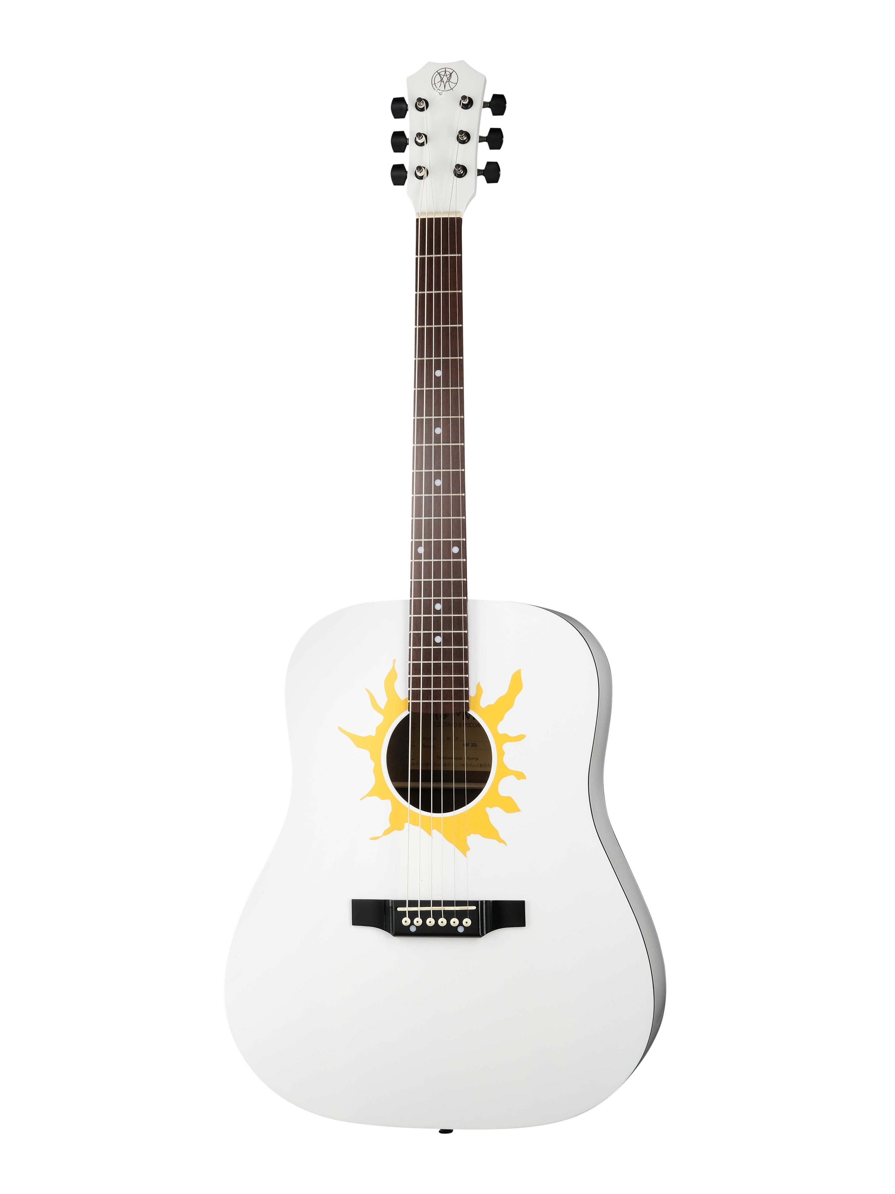 Акустические гитары Парма MC-11 черная монстра и белый хвост