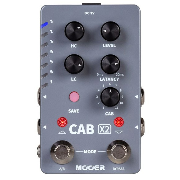 Процессоры эффектов и педали для гитары Mooer Cab X2