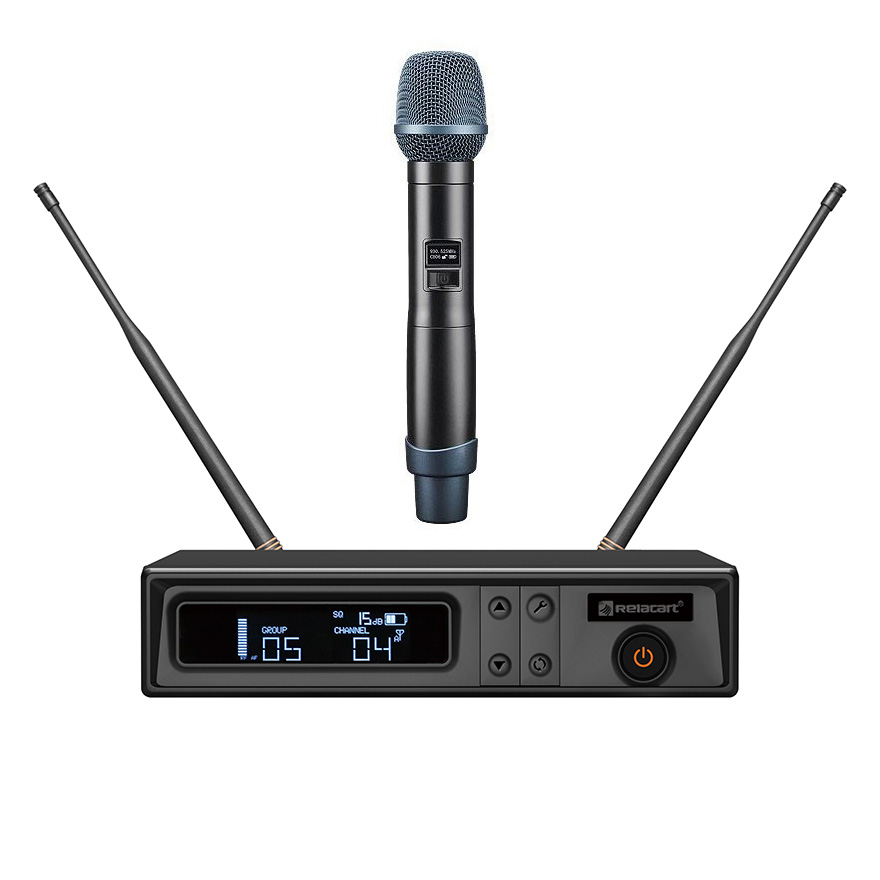 Радиосистемы с ручным микрофоном RELACART UR-223S (522-554 МГц) (в комплекте UH-222)