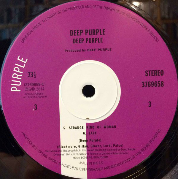 Рок USM/Universal (UMGI) Deep Purple, Made In Japan - фото 3