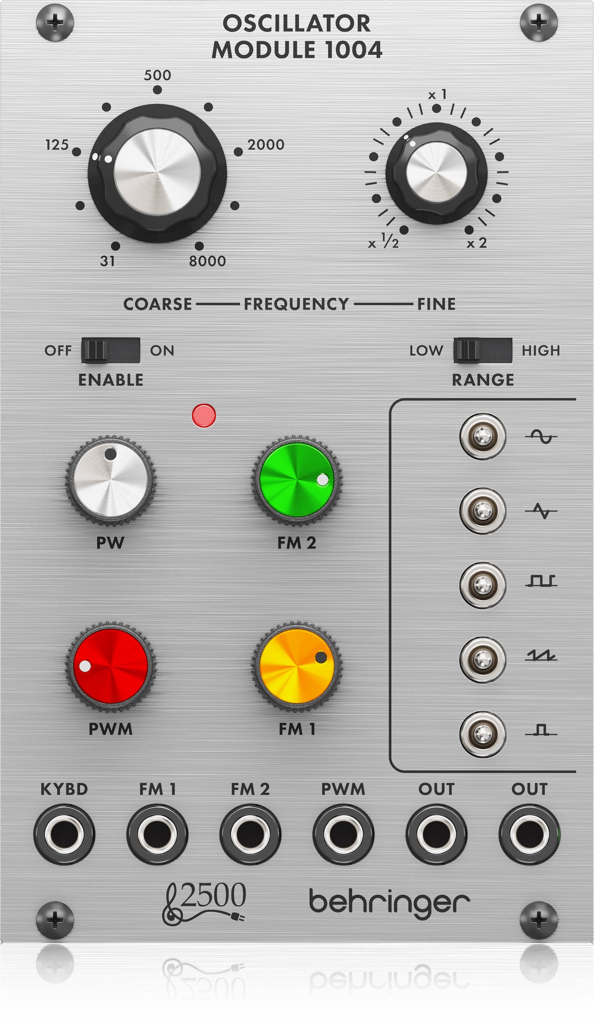 Синтезаторы Behringer OSCILLATOR MODULE 1004, цвет серебристый - фото 2