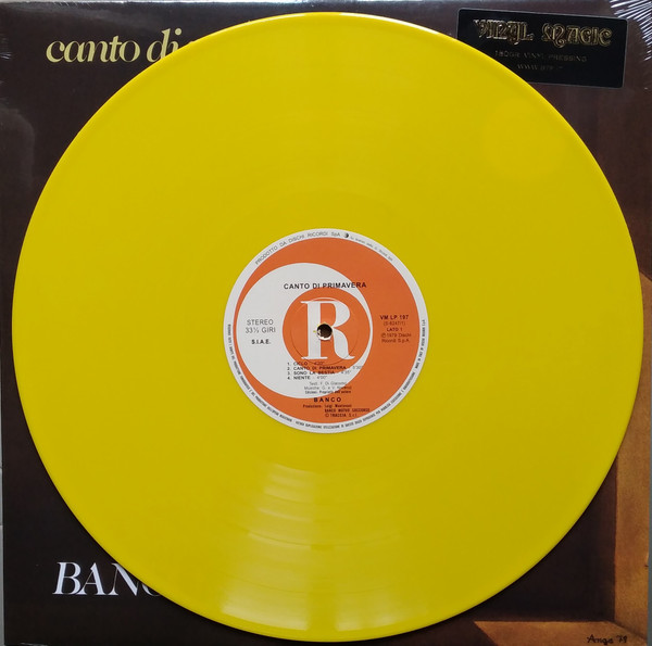 Рок Magic Of Vinyl Banco Del Mutuo Soccorso - Canto Di Primavera (Coloured Vinyl LP) - фото 2