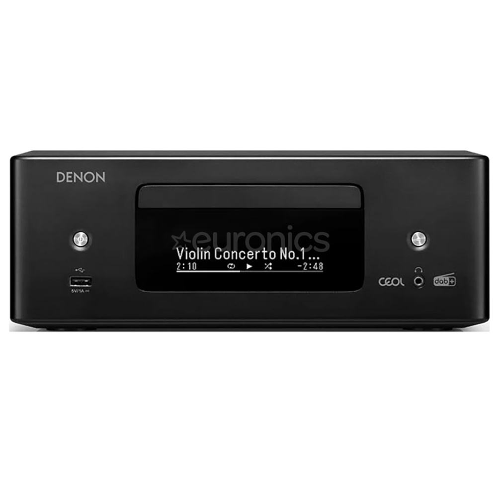 CD ресиверы Denon RCD-N12 DAB Black головка звукоснимателя denon dl 103