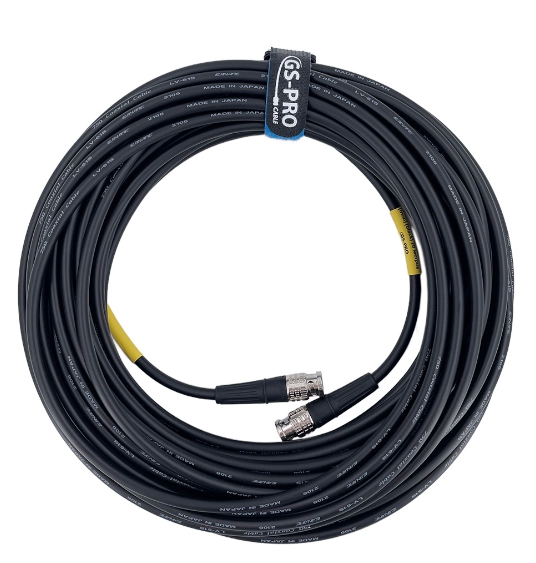 Кабели с разъемами GS-PRO 12G SDI BNC-BNC (black) 20 метров кабели с разъемами gs pro 12g sdi bnc bnc black 30 метров
