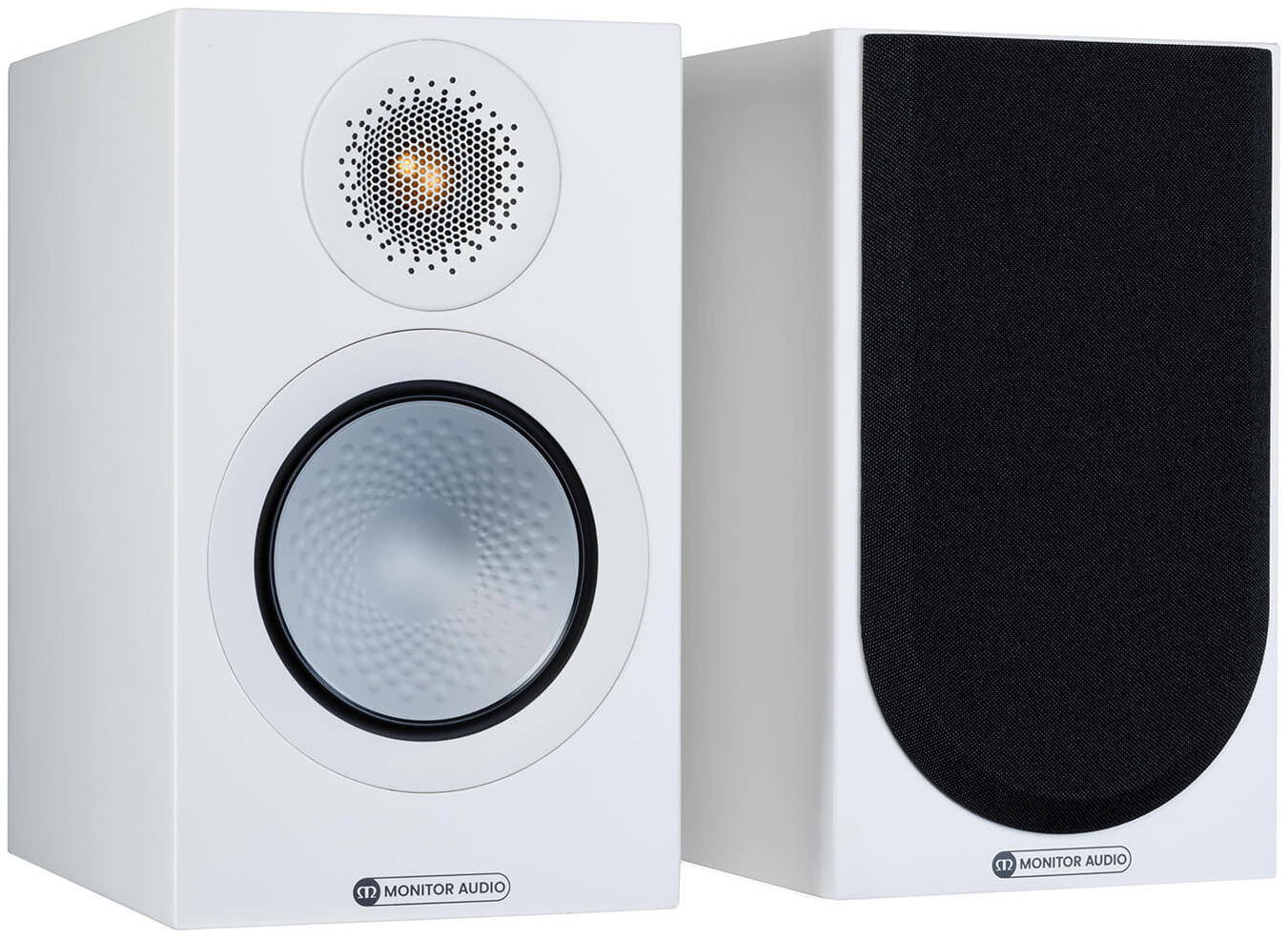 Полочная акустика Monitor Audio Silver 50 (7G) Satin White полочная акустика fyne audio f701 piano gloss white