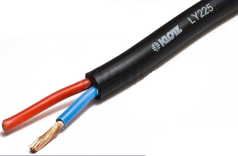 Кабели акустические в нарезку Klotz LY225S (LY225TSW) кабели акустические в нарезку oehlbach performance speaker cable 2x1 50mm2 clear 20m spool d1c105