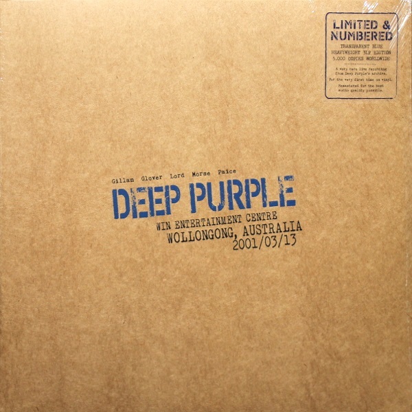 Рок Ear Music Deep Purple - Live In Wollongong 2001 (Limited Edition Transparent Vinyl 3LP)