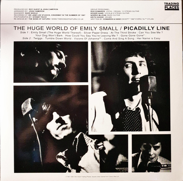 Рок IAO Piccadilly Line - The Huge World Of Emily Small (Black Vinyl LP) - фото 2