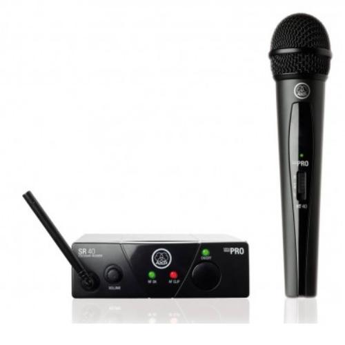 Радиосистемы с ручным микрофоном AKG WMS40 Mini Vocal Set Band US45A (660.700) система беспроводной передачи микрофона aroma arc1 передатчик и приемник