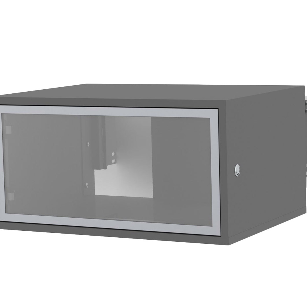 стационарные монтажные шкафы gator gr studio 4u Стационарные монтажные шкафы SMS Presence Media Box Glass