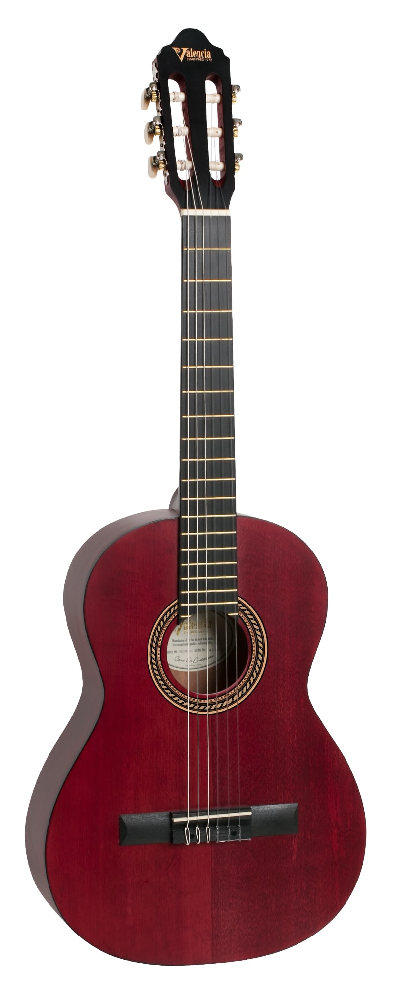Классические гитары Valencia VC203TWR 3/4 6 шт сет радуга красочные гитарные струны для акустической народной гитары классическая гитара