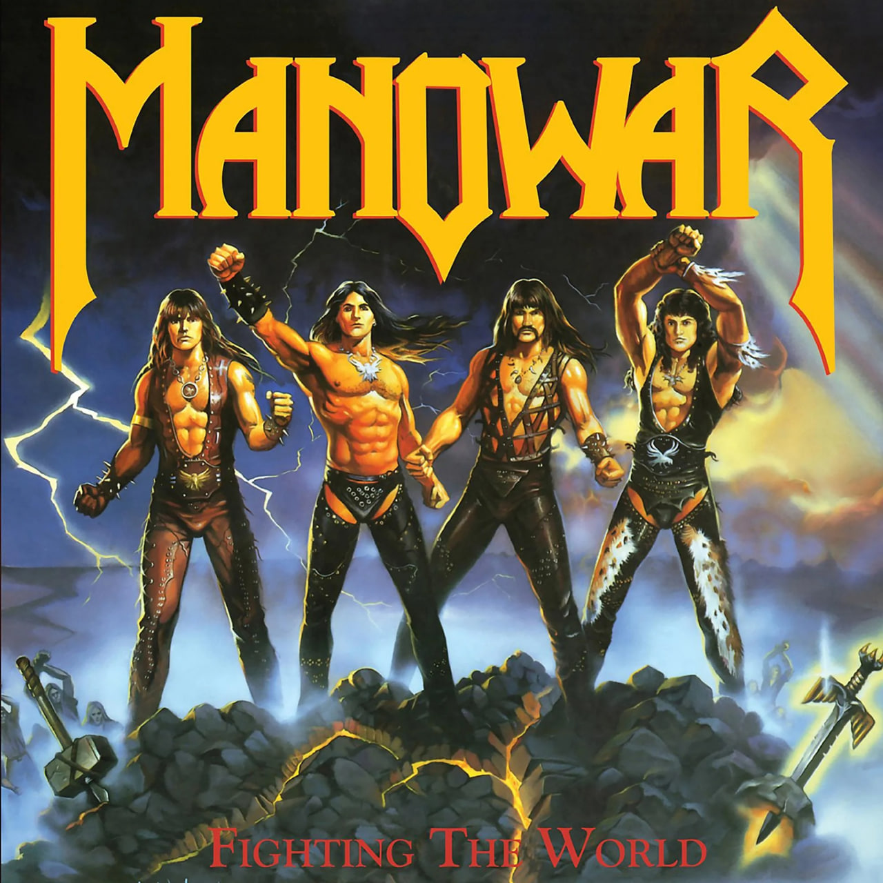 Металл Listenable Records Manowar - Fighting The World (Black Vinyl LP)