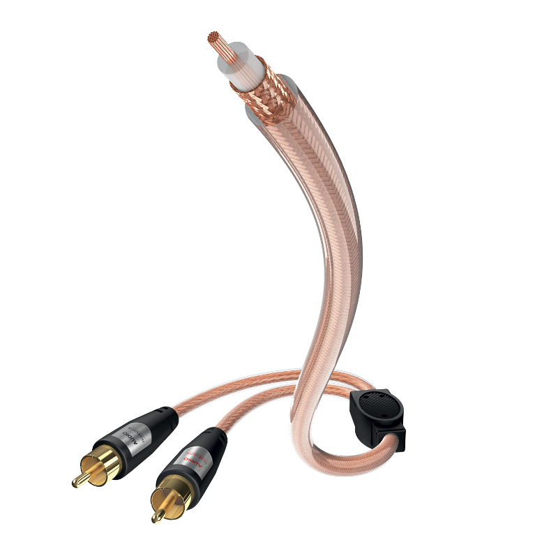 Кабели межблочные аудио In-Akustik Star Audio Cable Y-Sub RCA-2RCA, 3.0m #0030823 кабели межблочные аудио t a ad xlr 4 rca adaptor for ha 200 4 pin xlr to rca art 4663 99101