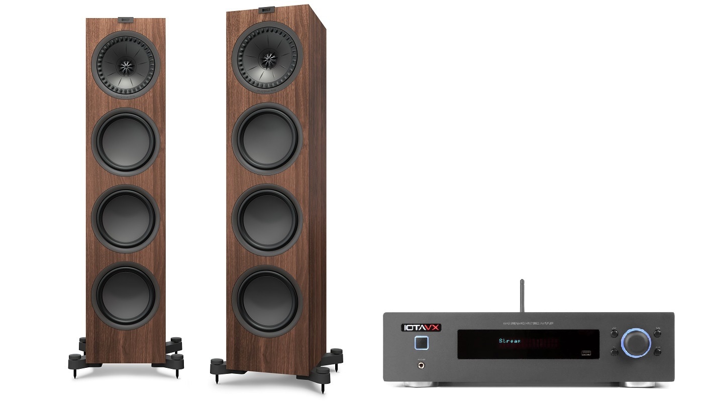 Комплекты 2-х канальные IOTAVX MA3 + KEF Q950 Walnut