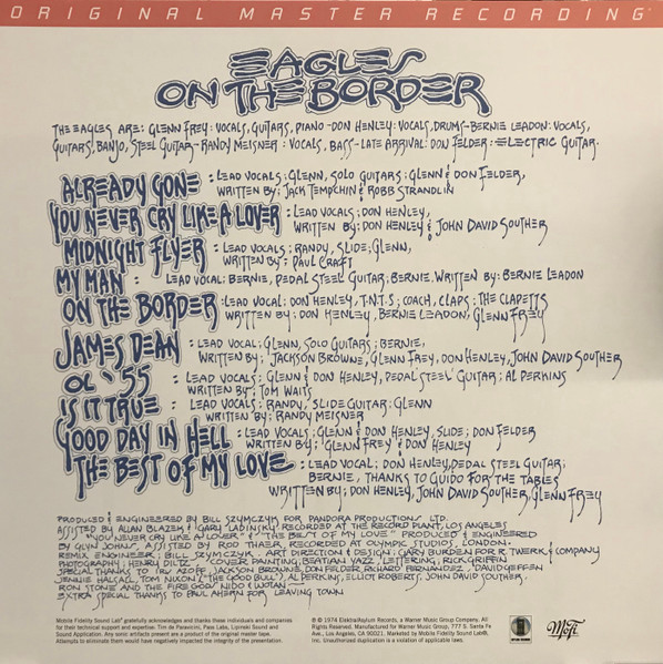 Рок IAO Eagles - On The Border (Box) (Original Master Recording) (Black Vinyl 2LP) - фото 2