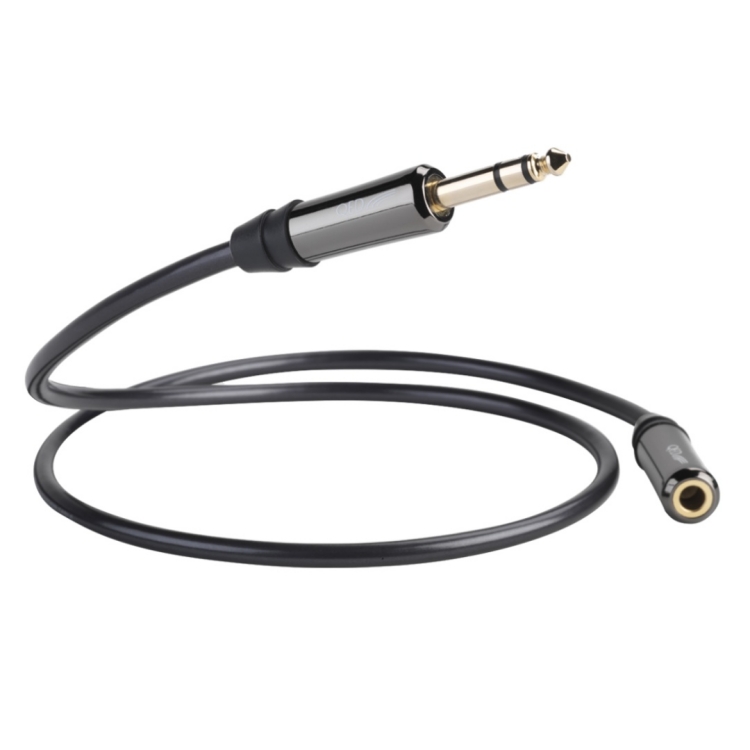 Кабели межблочные аудио QED Performance Headphone EXT Cable (6.35mm) 3.0m кабели межблочные аудио in akustik premium extension audio cable 3 0m 3 5mm jack 3 5mm jack f 6 3 jack adapter 00410203