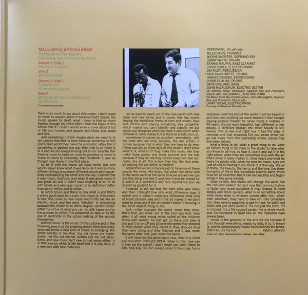 Рок Sony MILES DAVIS, BITCHES BREW (Black Vinyl/Gatefold) - фото 2