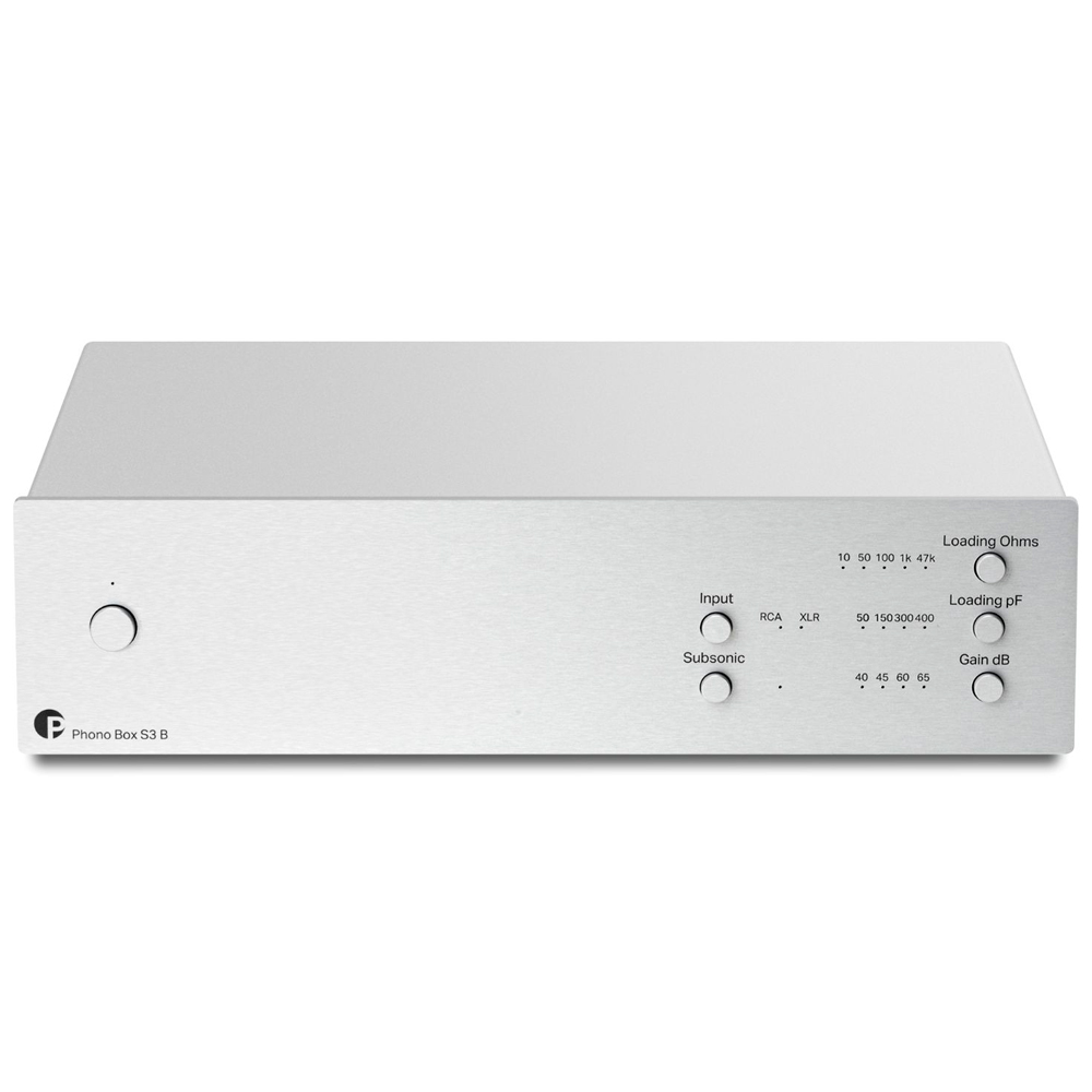 Фонокорректоры Pro-Ject PHONO BOX S3 B Silver фонокорректоры pro ject optical box e phono white