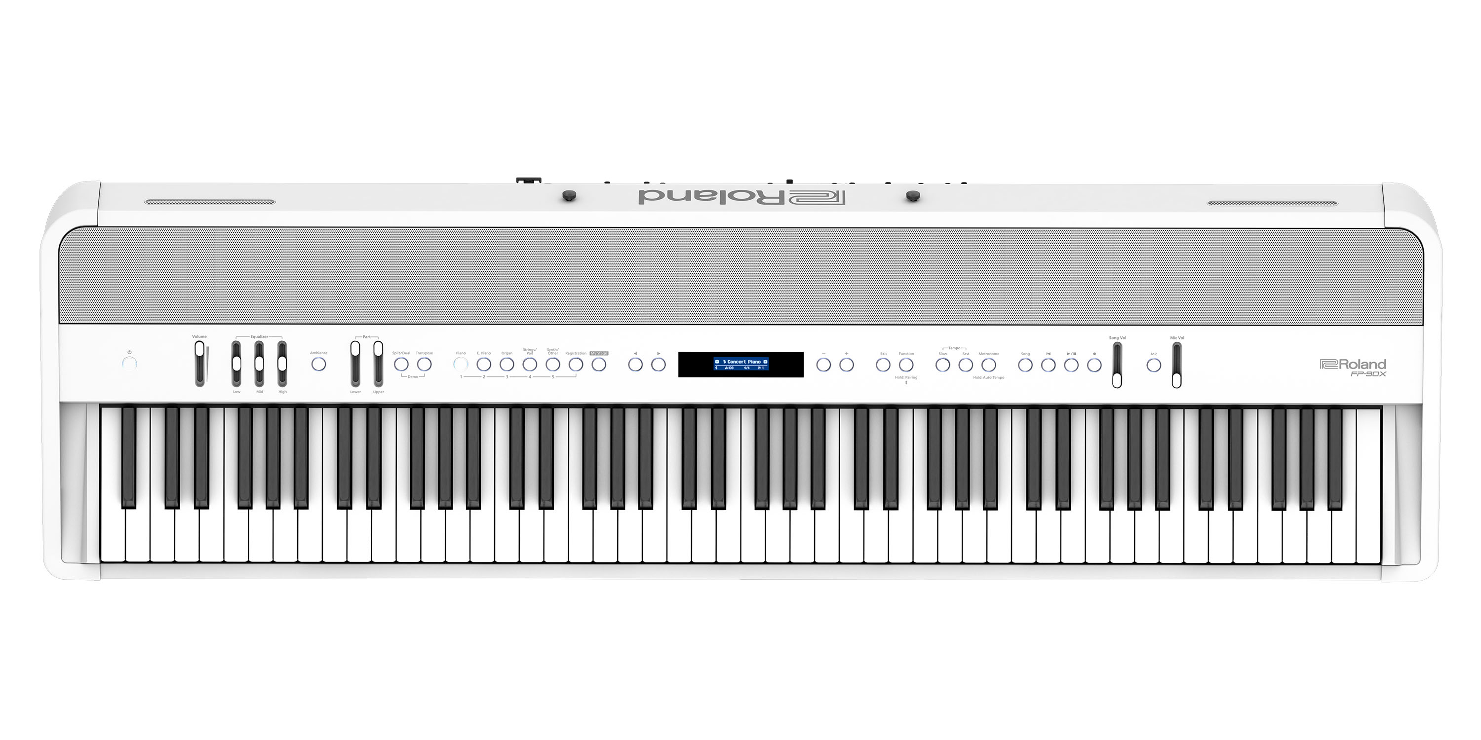 Цифровые пианино Roland FP-90X-WH цифровые пианино roland go 88p