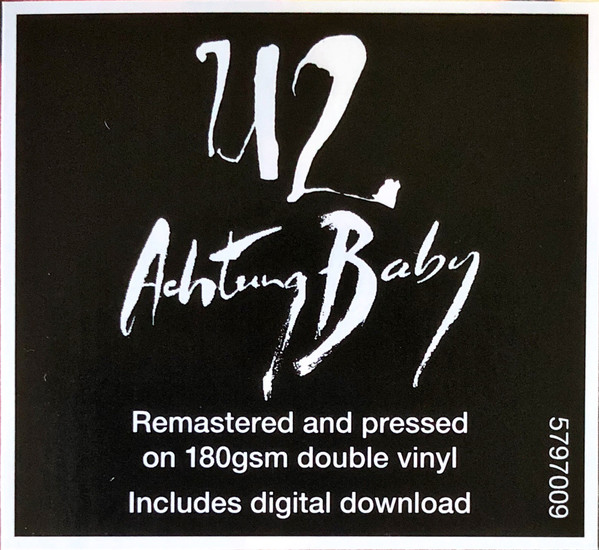 Рок UMC/island UK U2, Achtung Baby (Remastered 2018) - фото 4