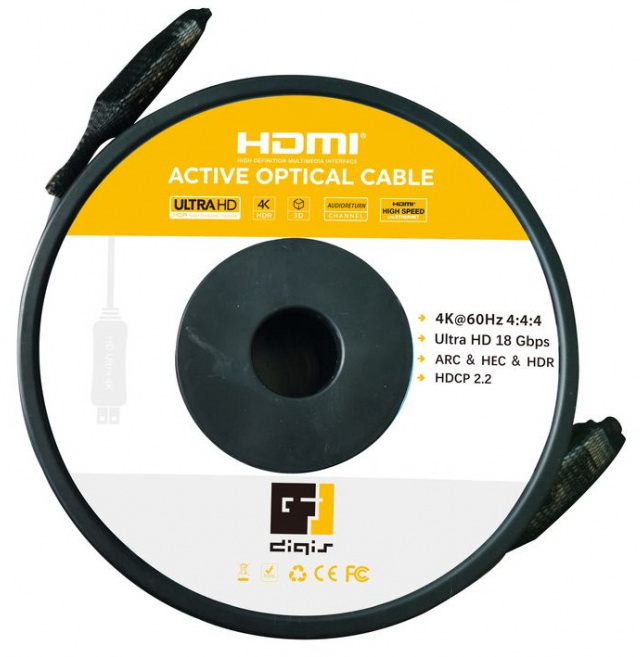 HDMI кабели Digis DSM-CH7-AOC, цвет черный - фото 2