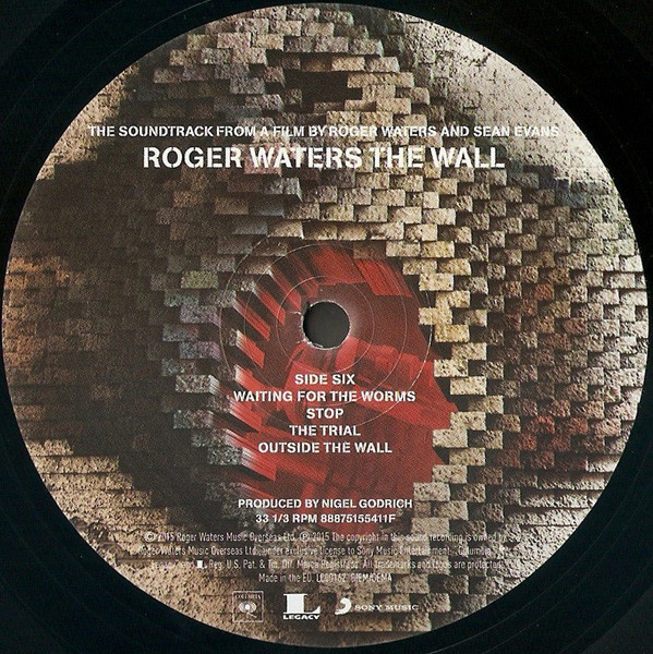 Рок Columbia Roger Waters The Wall (180 Gram/Trifold/+Booklet) - фото 8