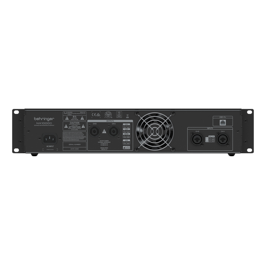 Усилители двухканальные Behringer NX1000D - фото 3